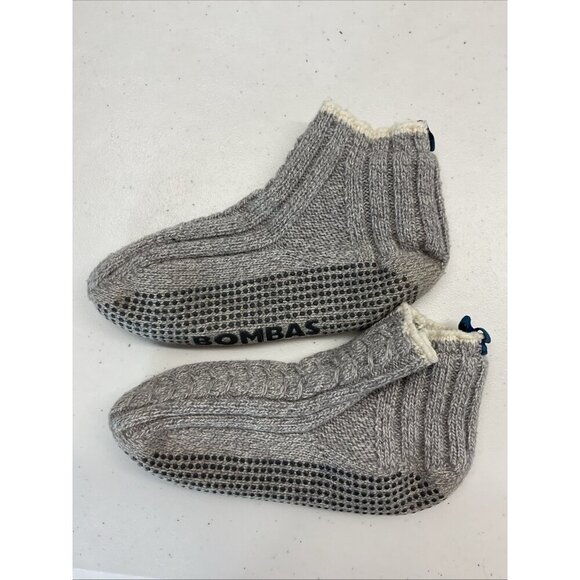Bombas Gripper Slipper Socks Gray Size‎ M - Picture 1 of 9